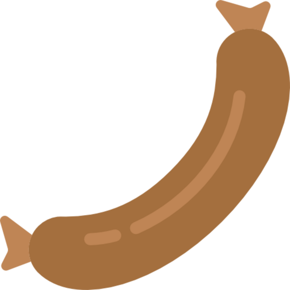 sausage illustration design png