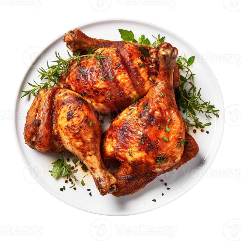 Tasty roast Delicious roasted Grilled Chicken, created with png