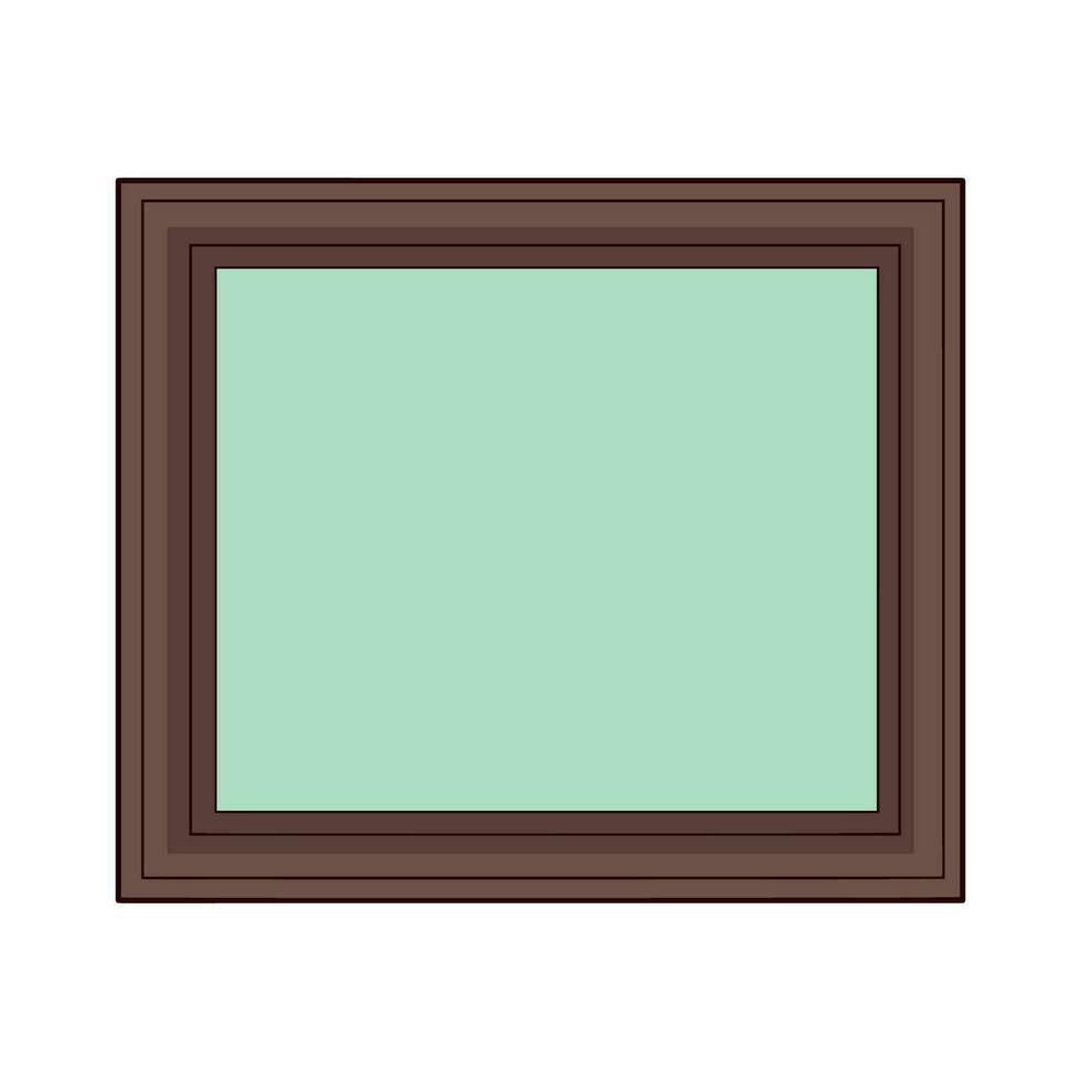 vector illustration of a frame for a photo print