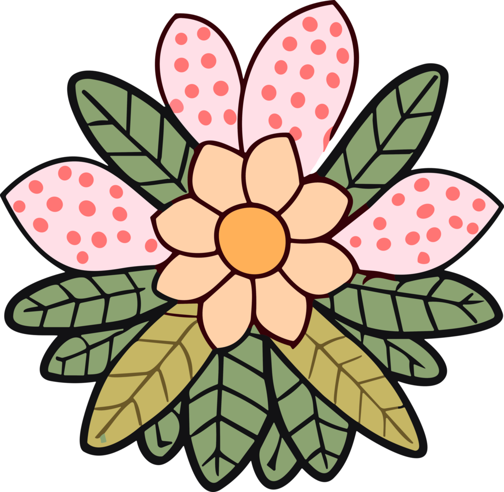 a set of a bunch of different colored flowers on a white background, kawaii chibi, carton,hand drawn png