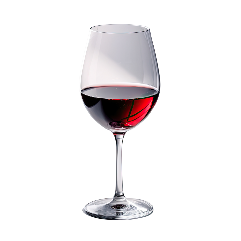 AI Generated Luxury Wine Glass Transparent background PNG