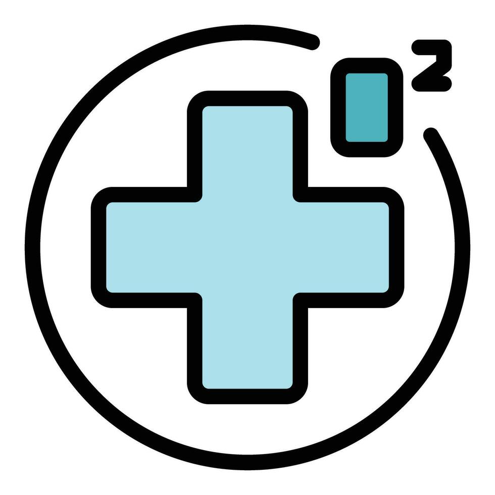 Medical oxygen icon vector flat