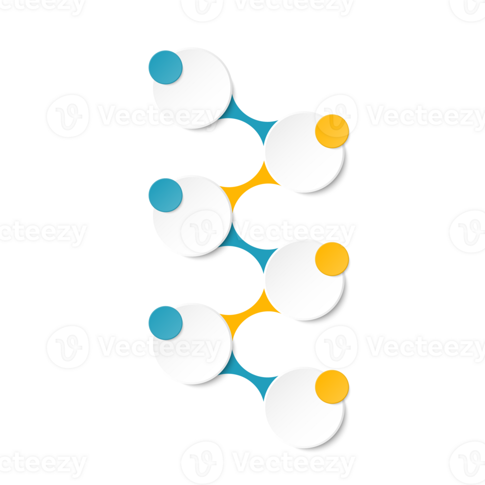 Infographic process design 6 options or steps. png