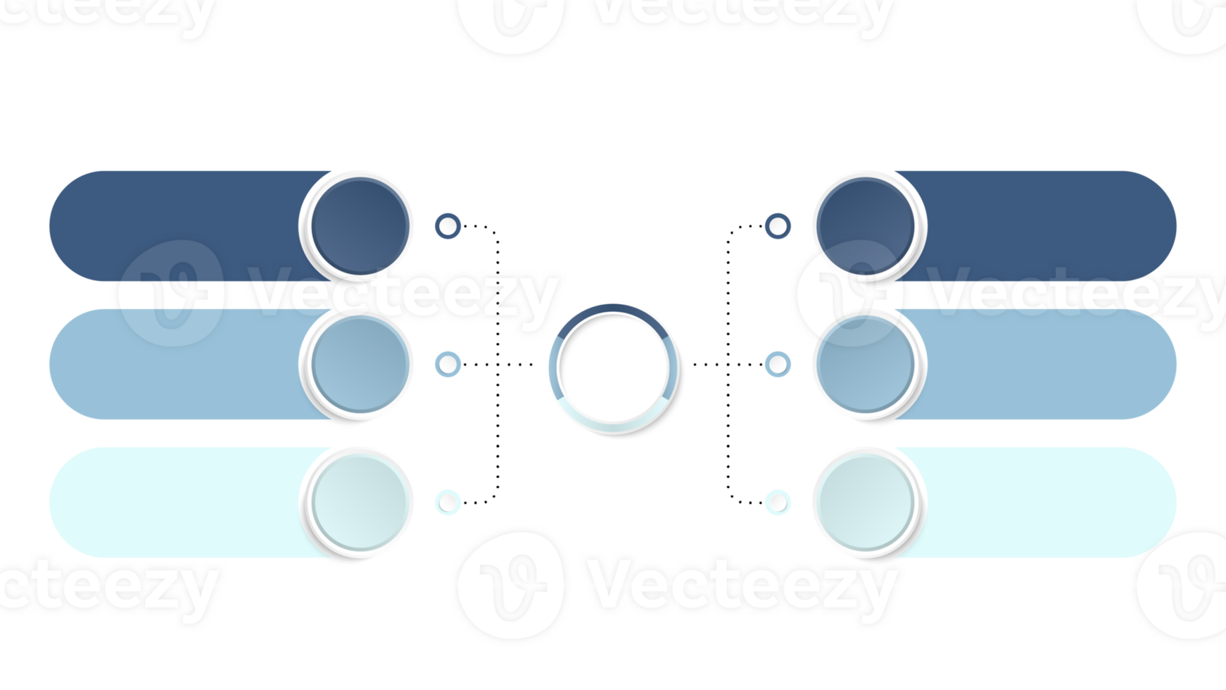 Infographic process design 6 options or steps. png