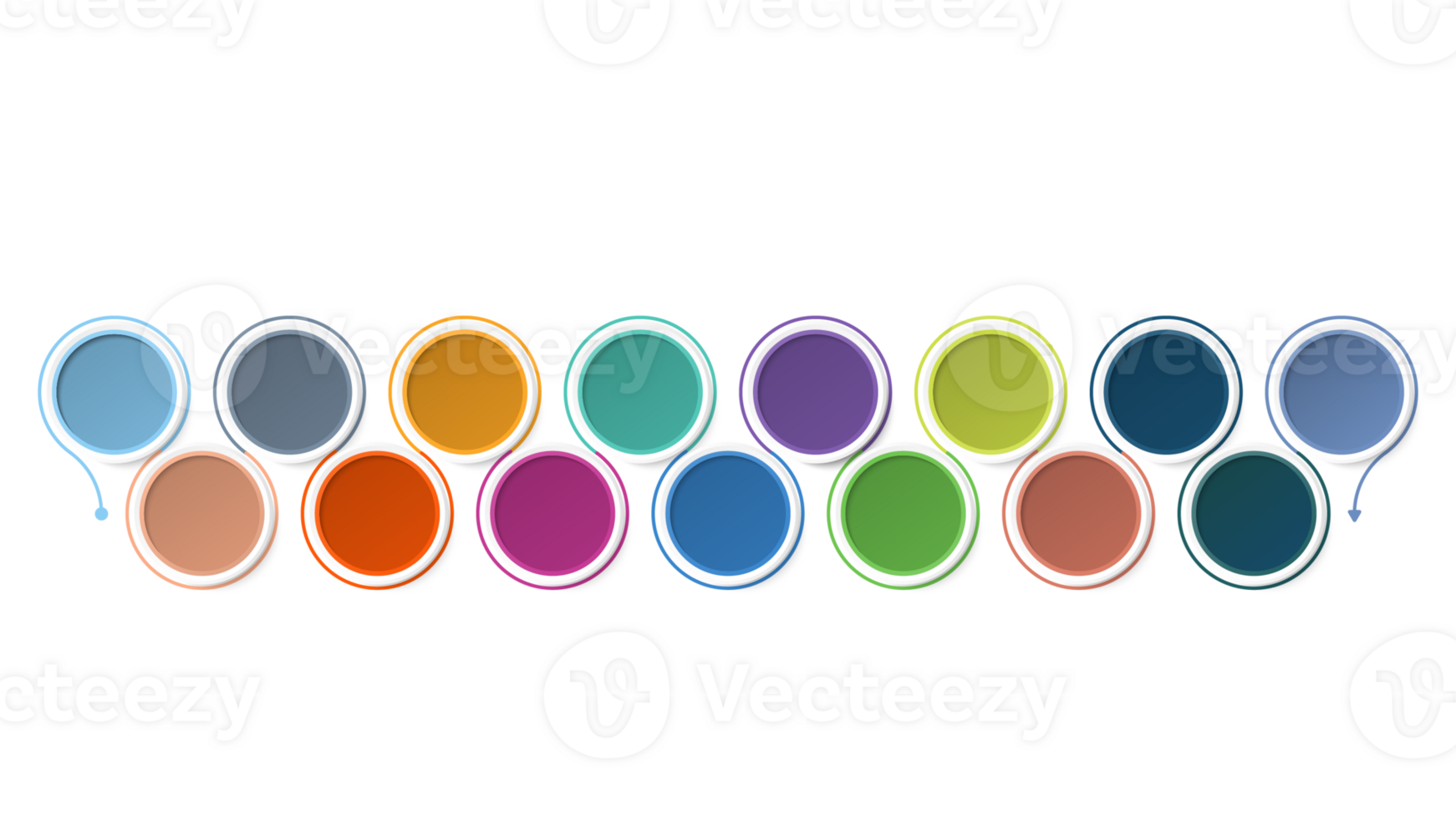 Infographic process design 15 options or steps. png