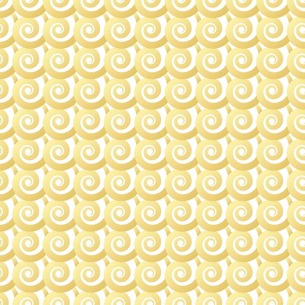Seamless background with a filigree pattern that swirls in gold as the main element. vector