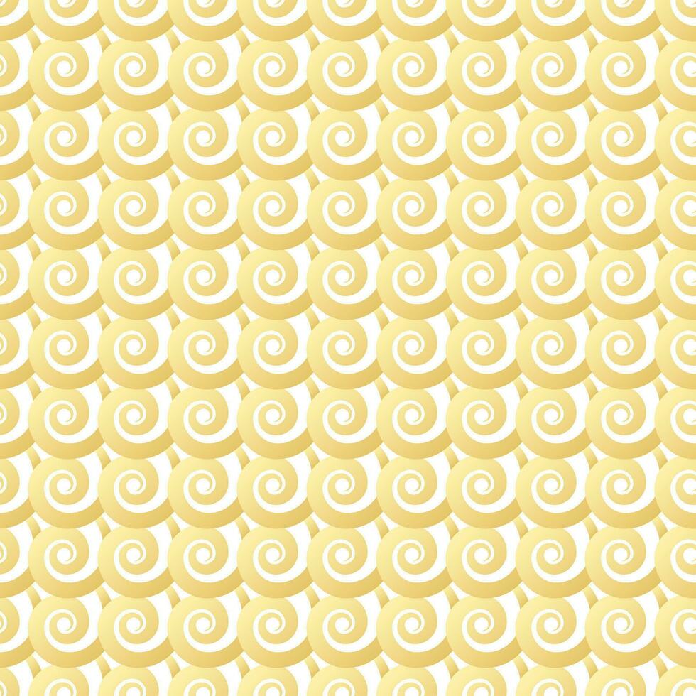 Seamless background with a filigree pattern that swirls in gold as the main element. vector