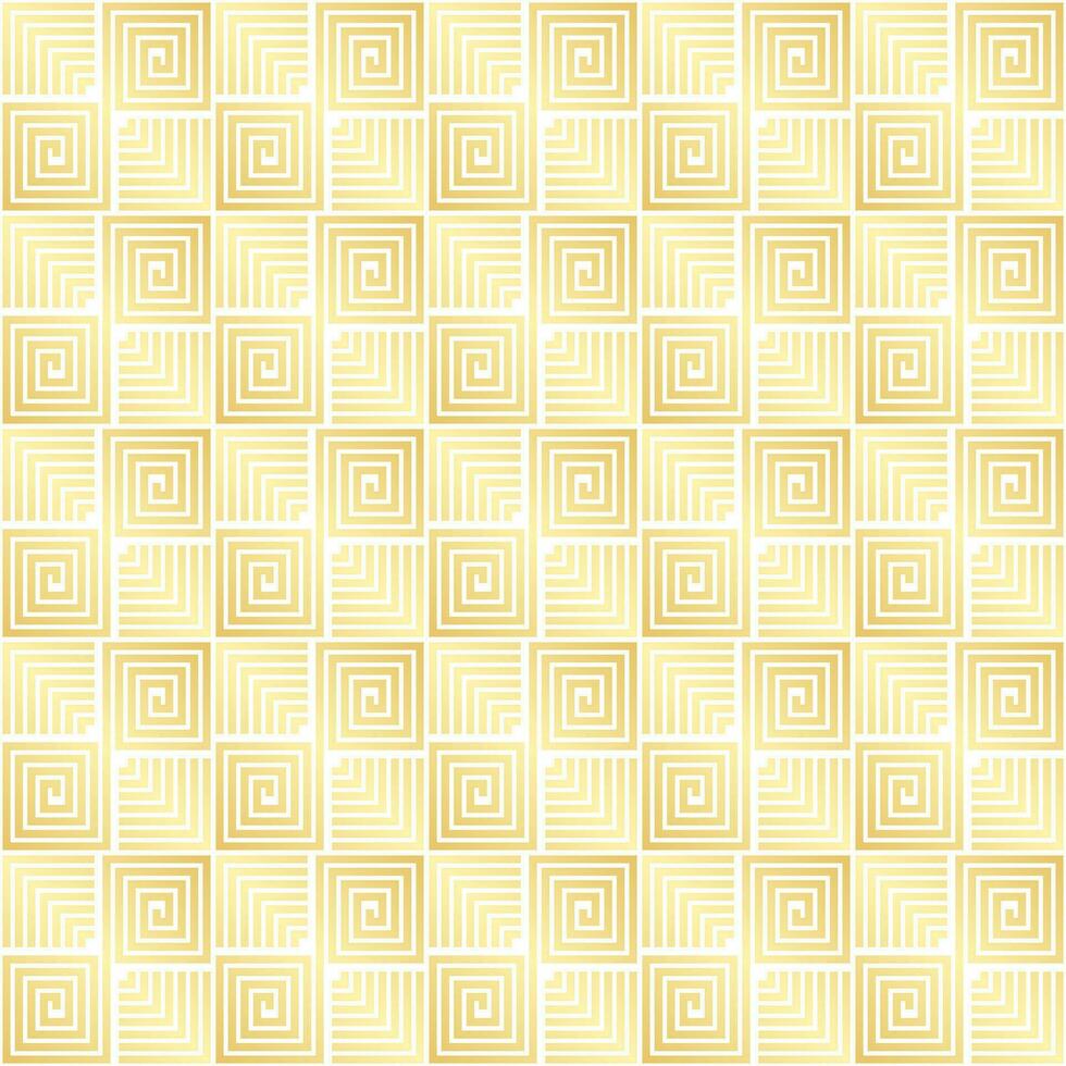 Golden background, geometric seamless luxury pattern made of lines as main elements. vector