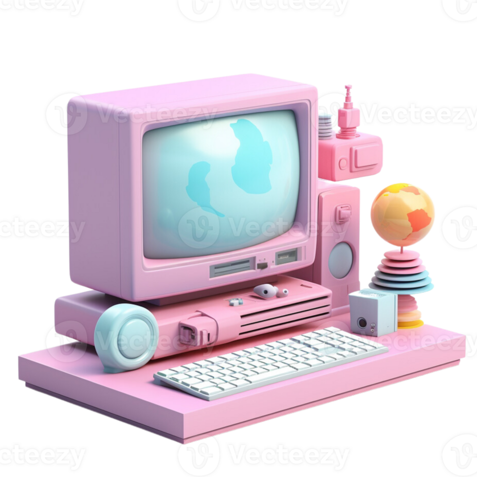 3d computer icone png