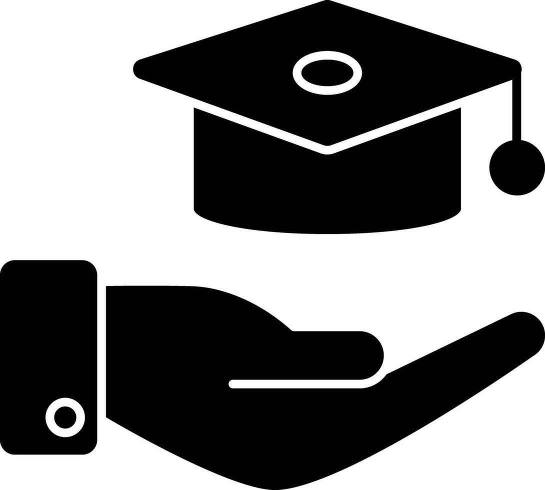 Graduate Cap line icons design style vector