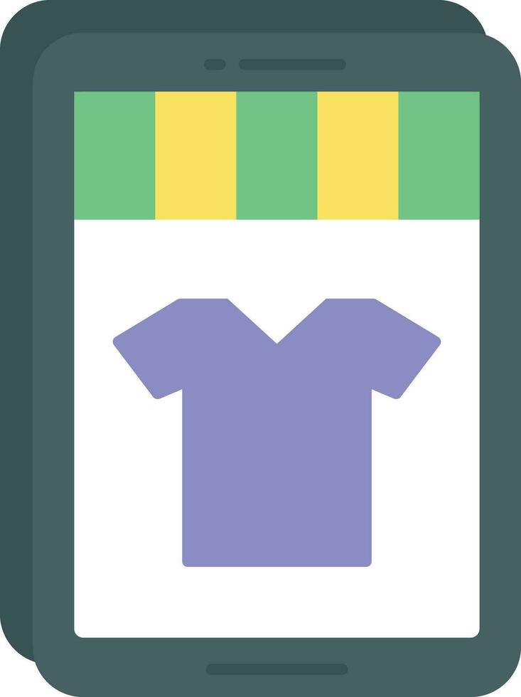 Mobile Shop flat icon design style vector