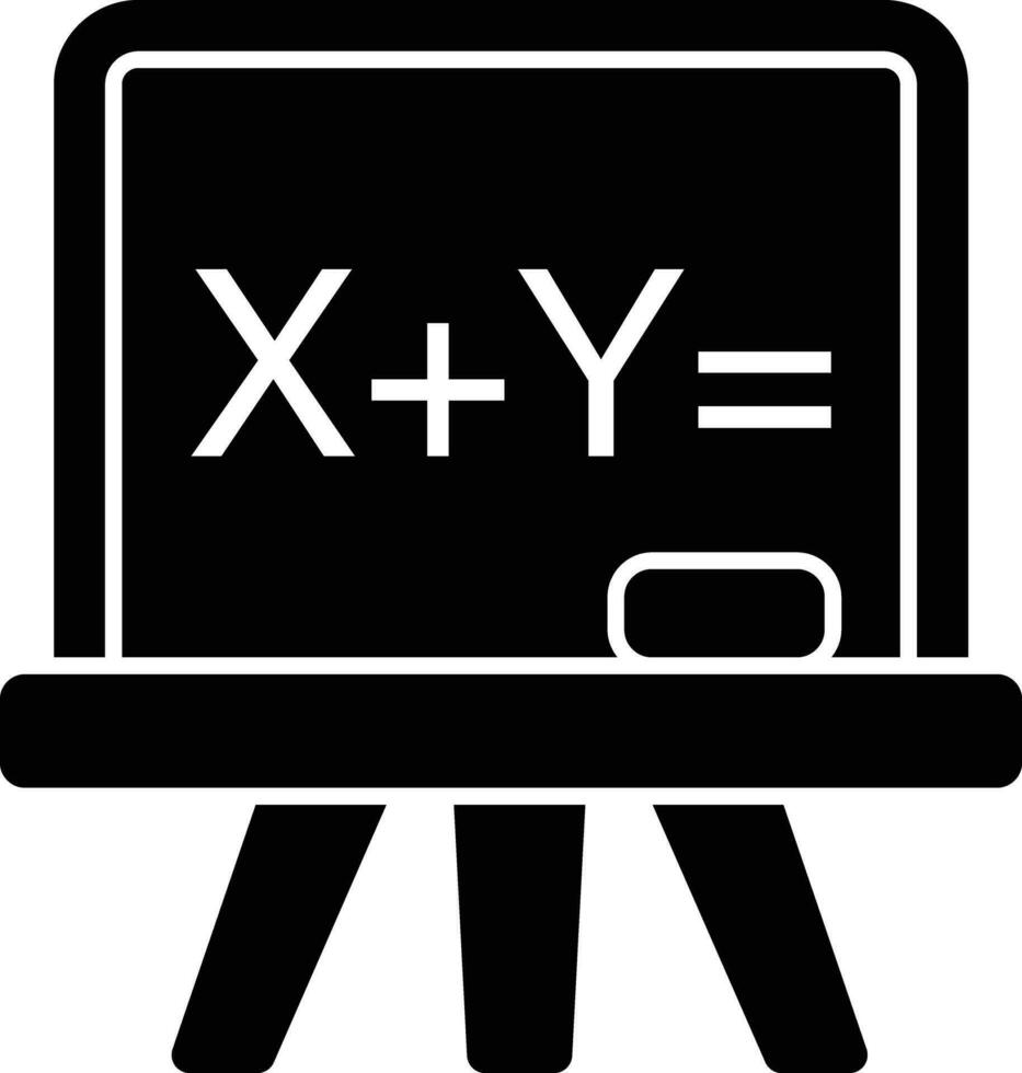 matemáticas glifo íconos diseño estilo vector