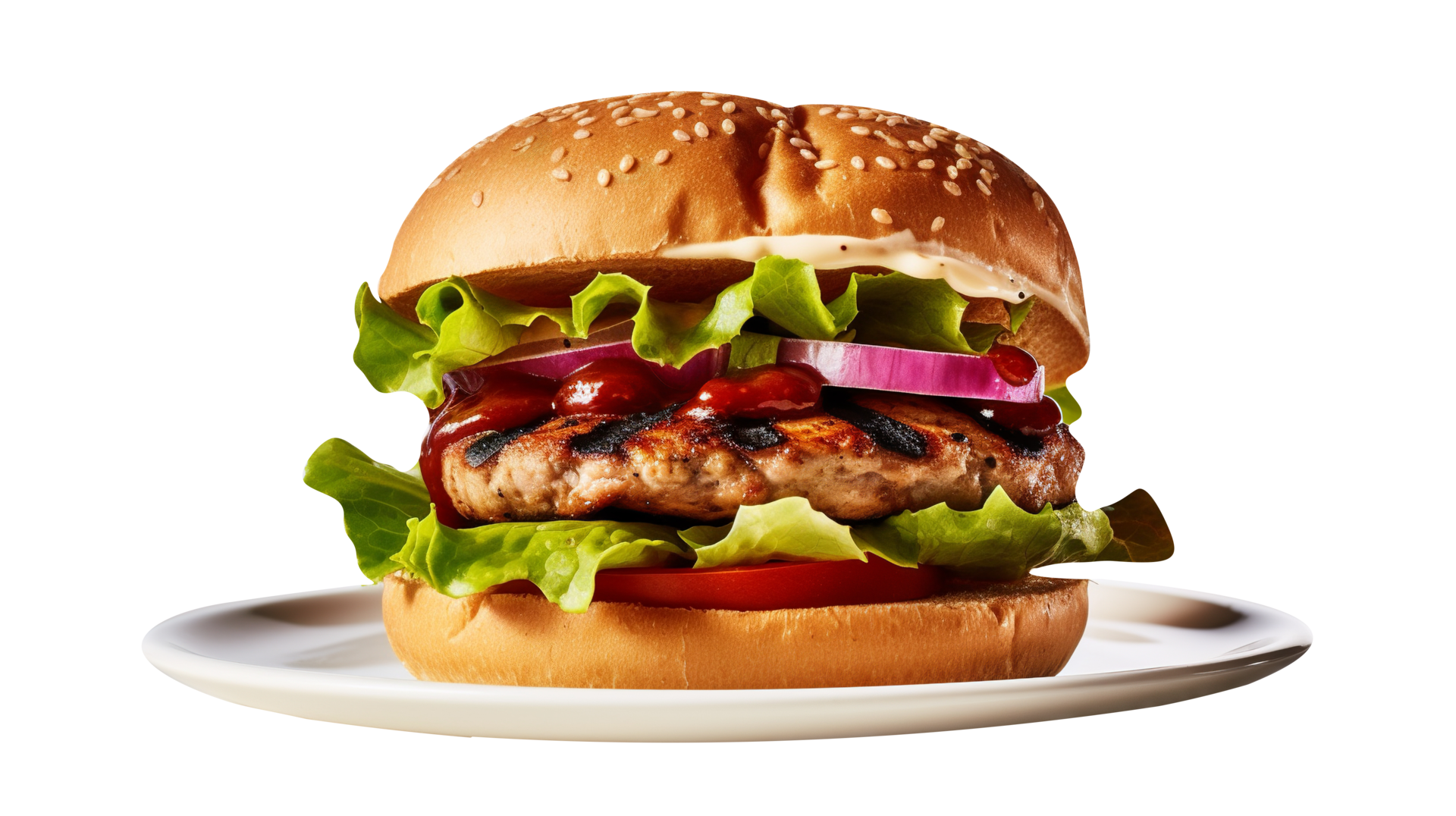 fresh tasty turkey burger isolated on white background 27143613 PNG