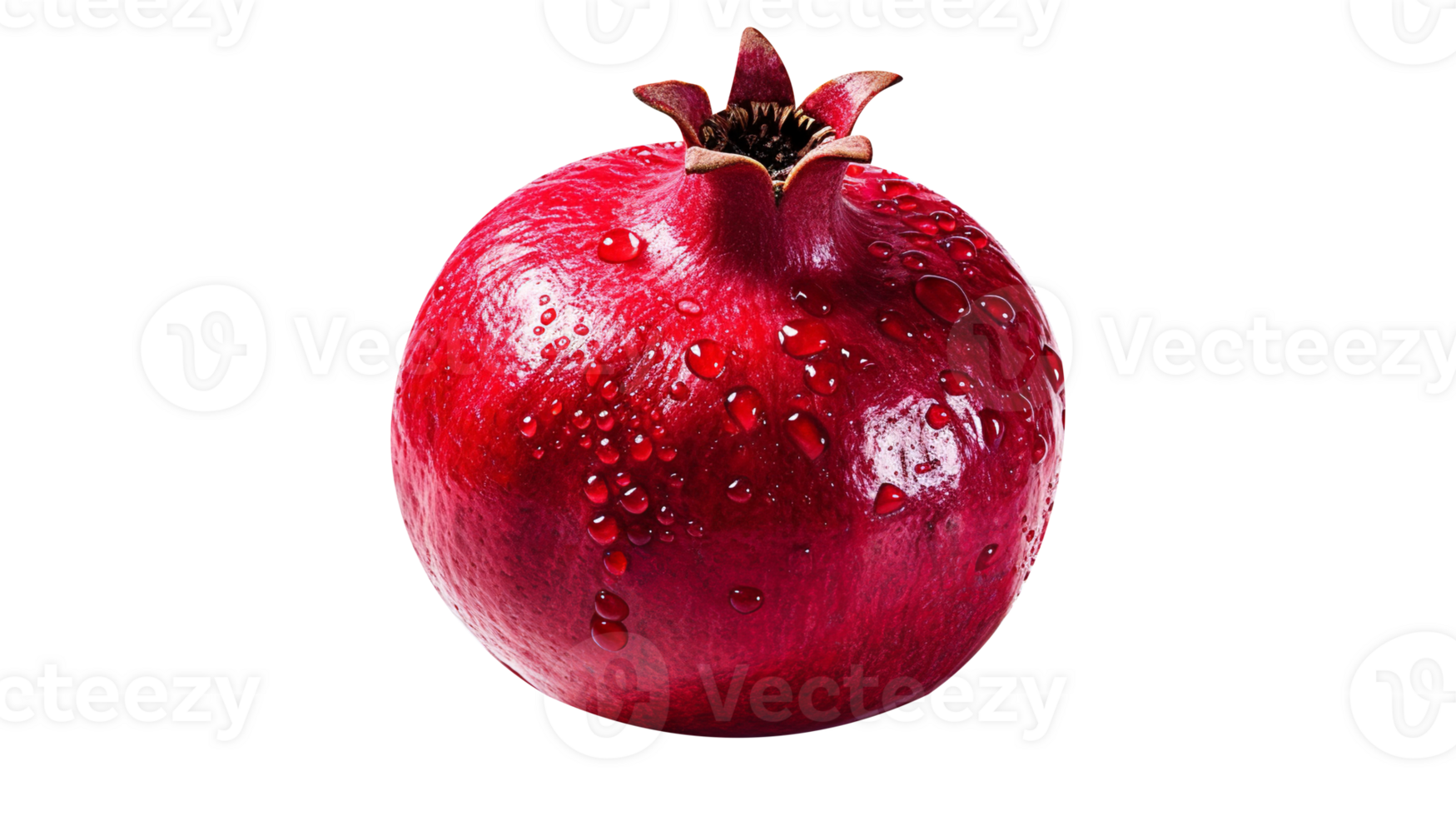 Fresh pomegranate isolated on transparent background png