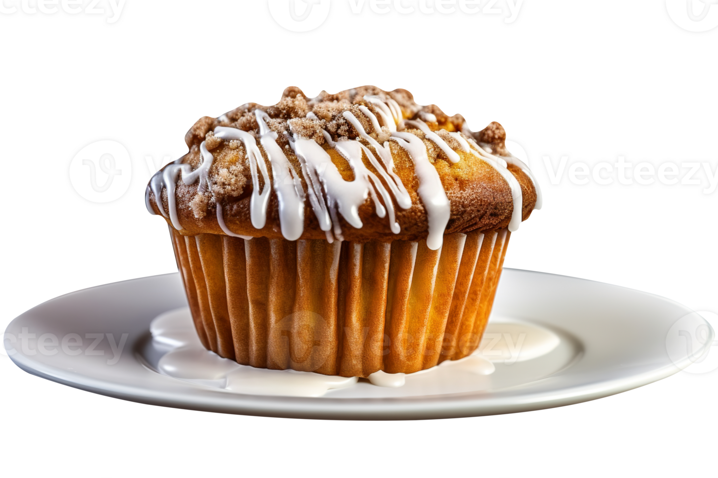 Delicious spice Muffin isolated on transparent background png