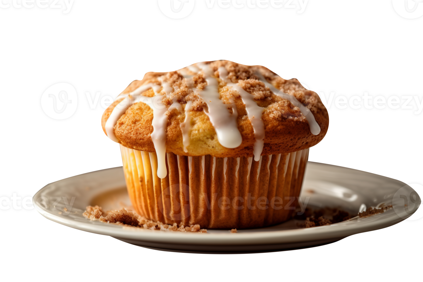 Delicious spice Muffin isolated on transparent background png