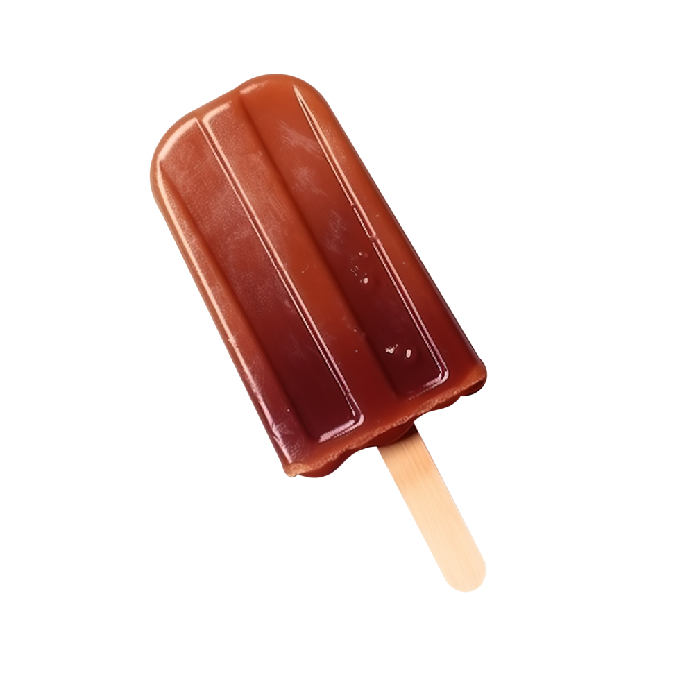 congelé Cola popsicle isolé sur transparent Contexte png