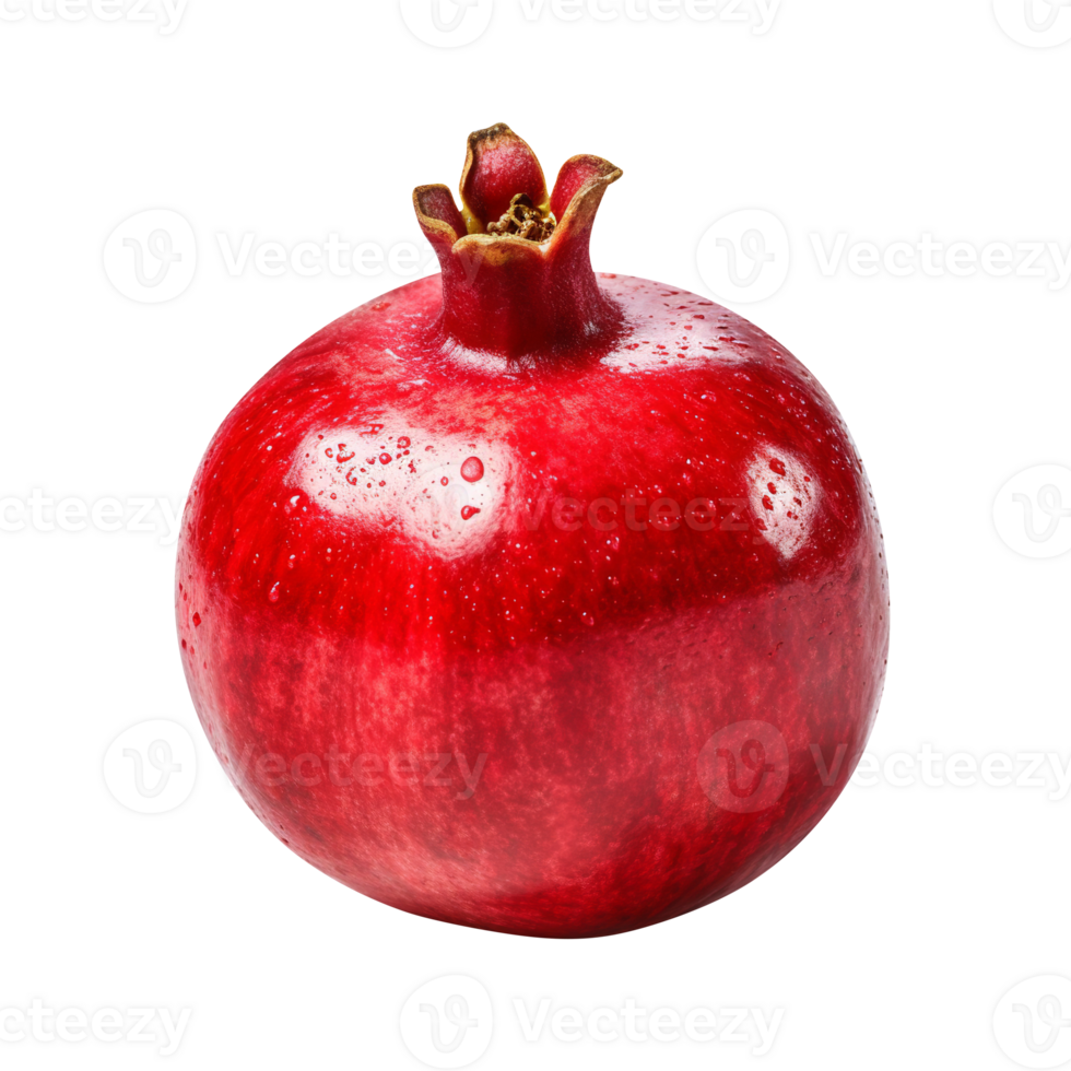 Fresh pomegranate isolated on transparent background png