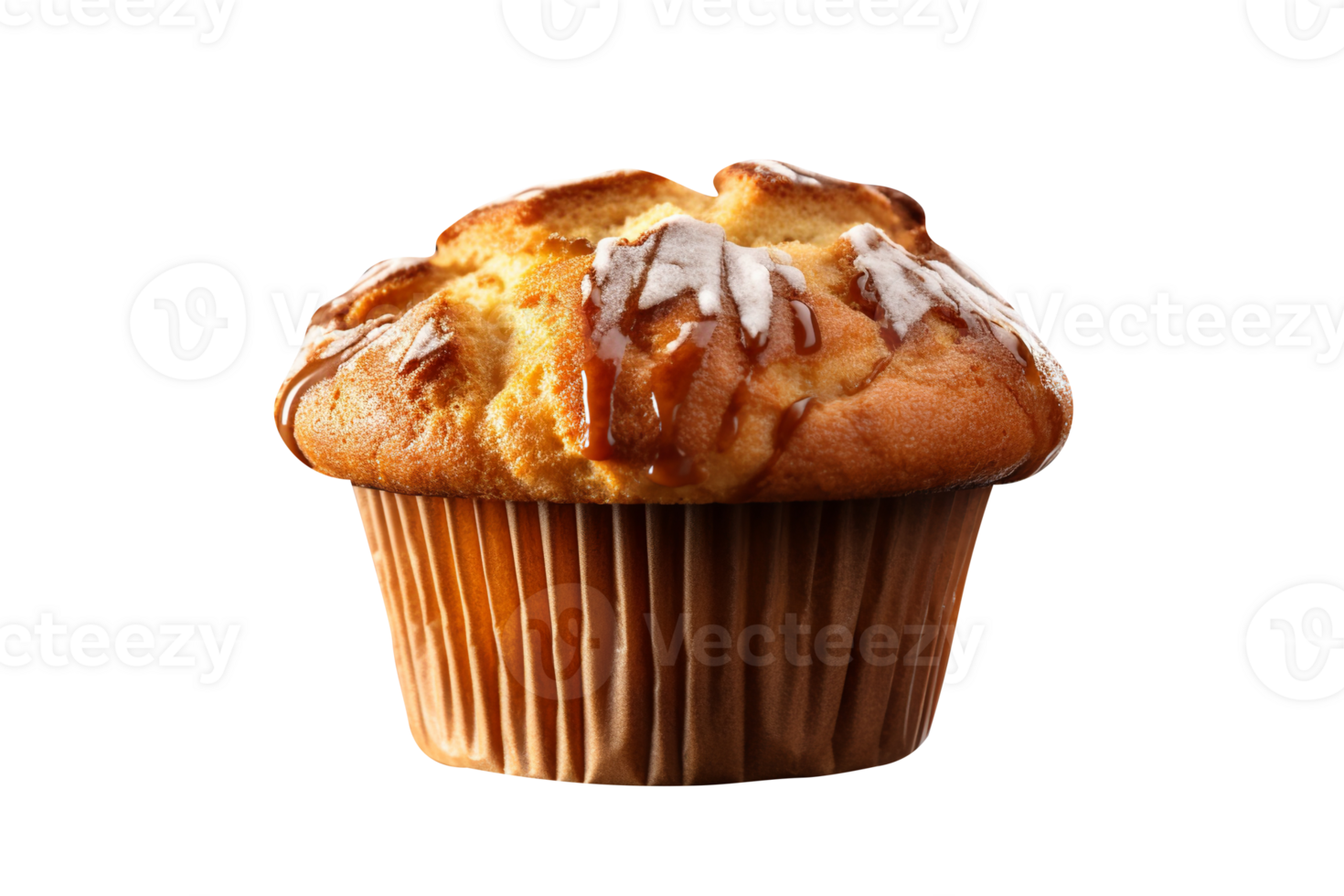 Tasty Muffin isolated on transparent background png