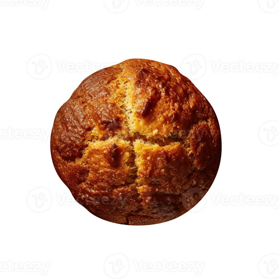 Tasty carrot muffin on transparent background png