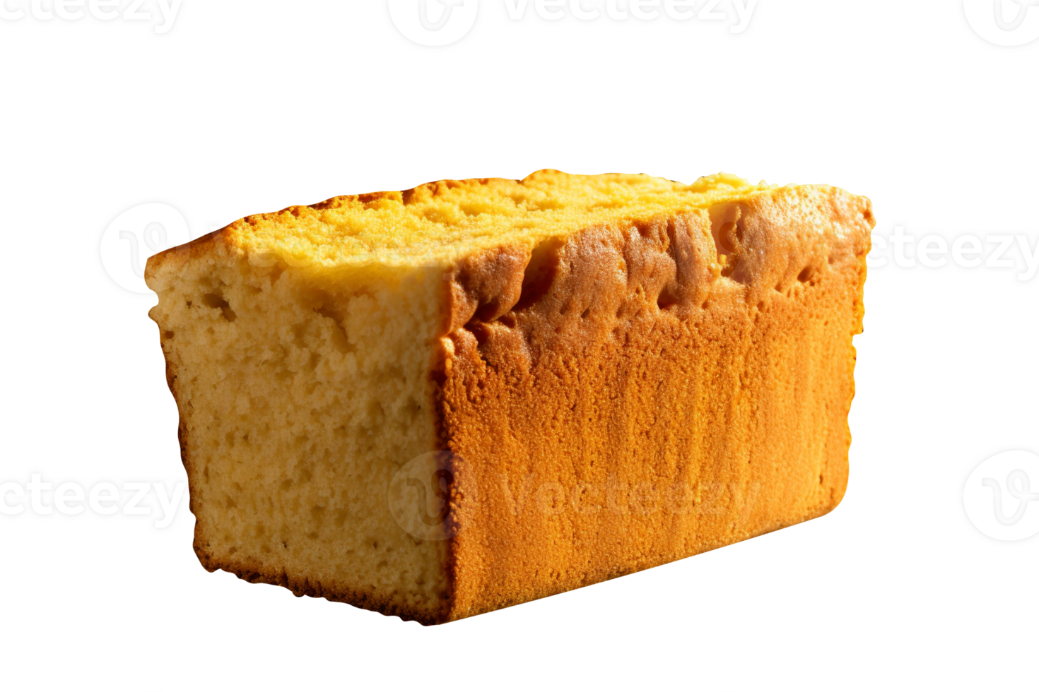 loaf of freshly baked bread on wooden background png