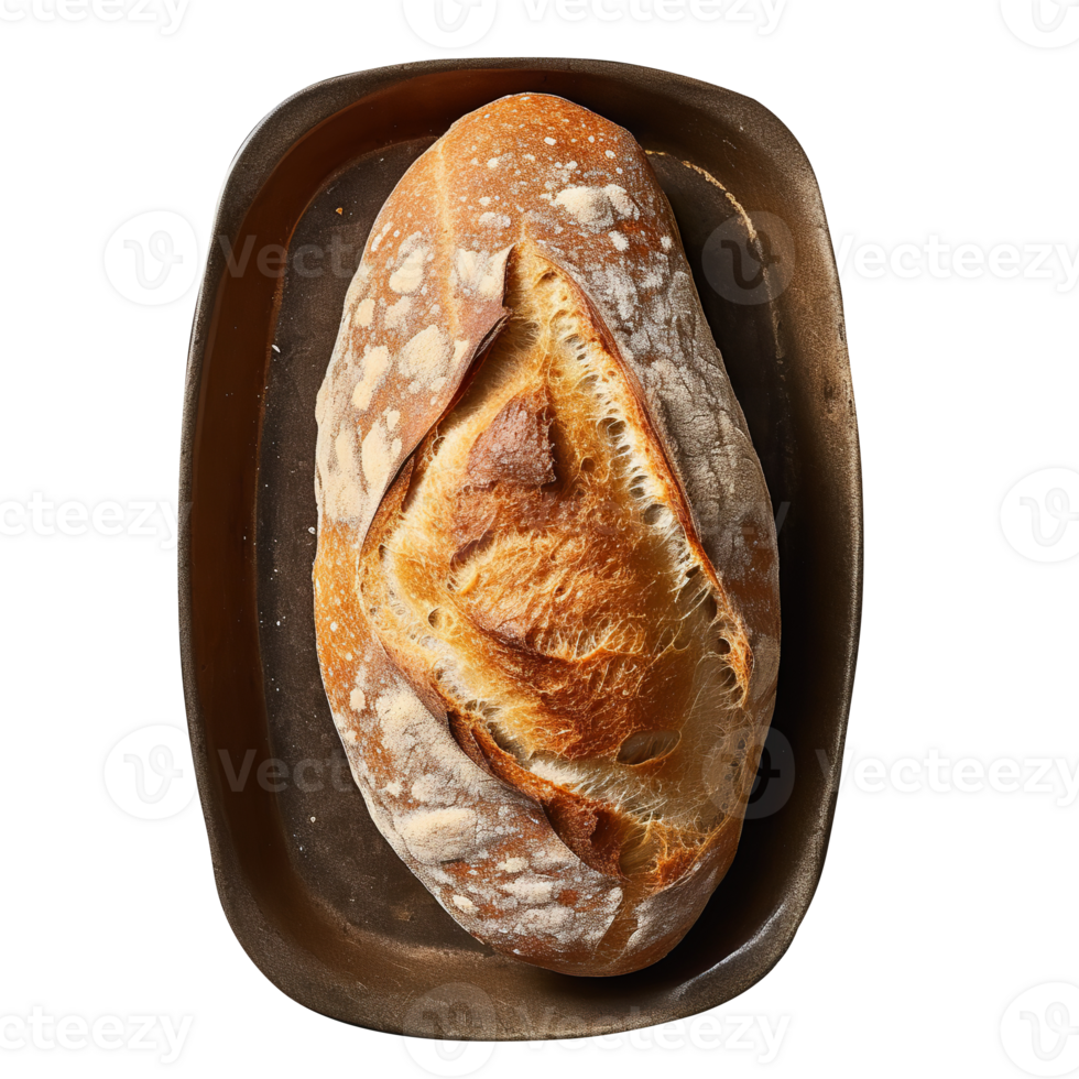 loaf of bread on transparent background png
