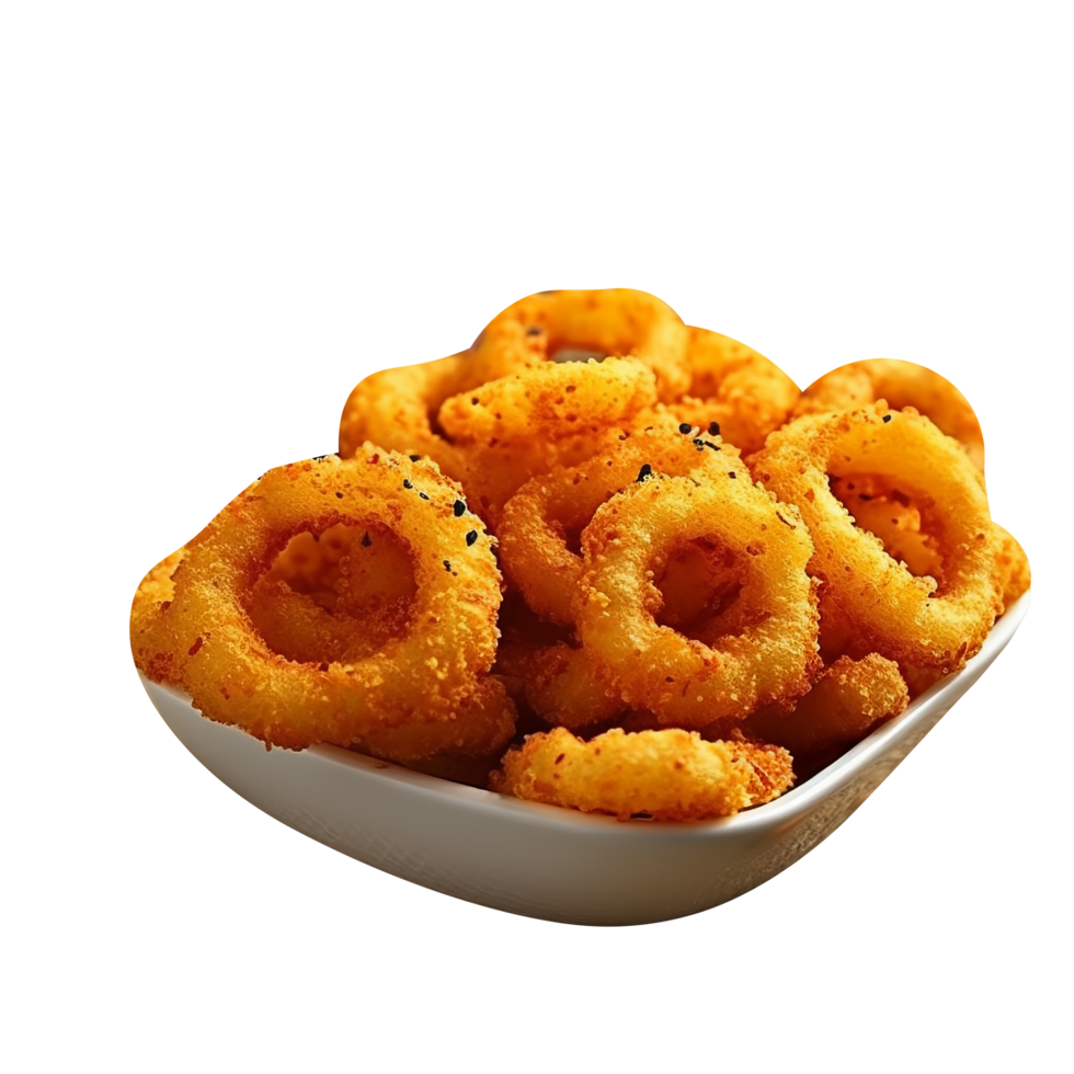 Delicious Homemade kurkure snack on png background