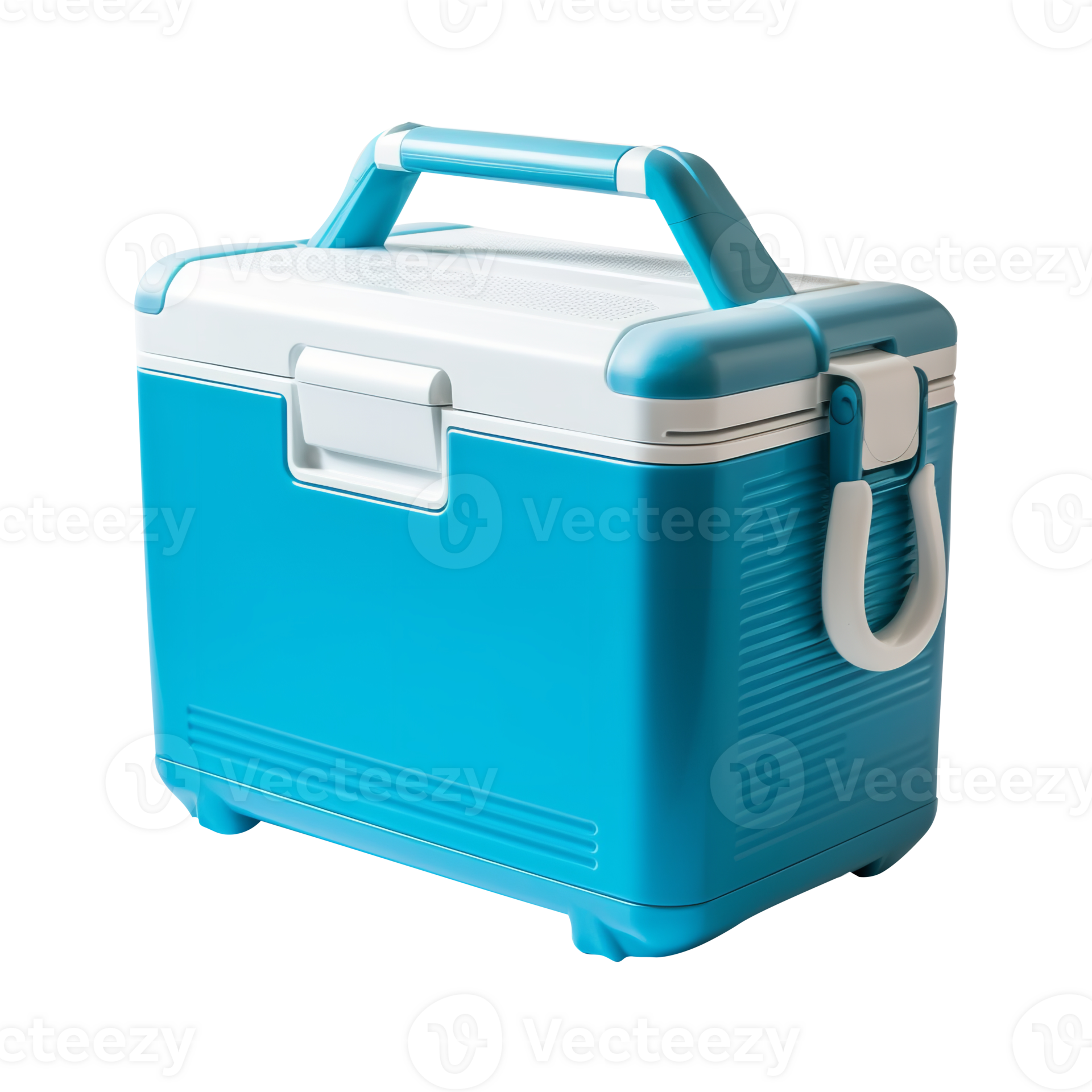 Beautiful beach portable cooler isolated on transparent background ...