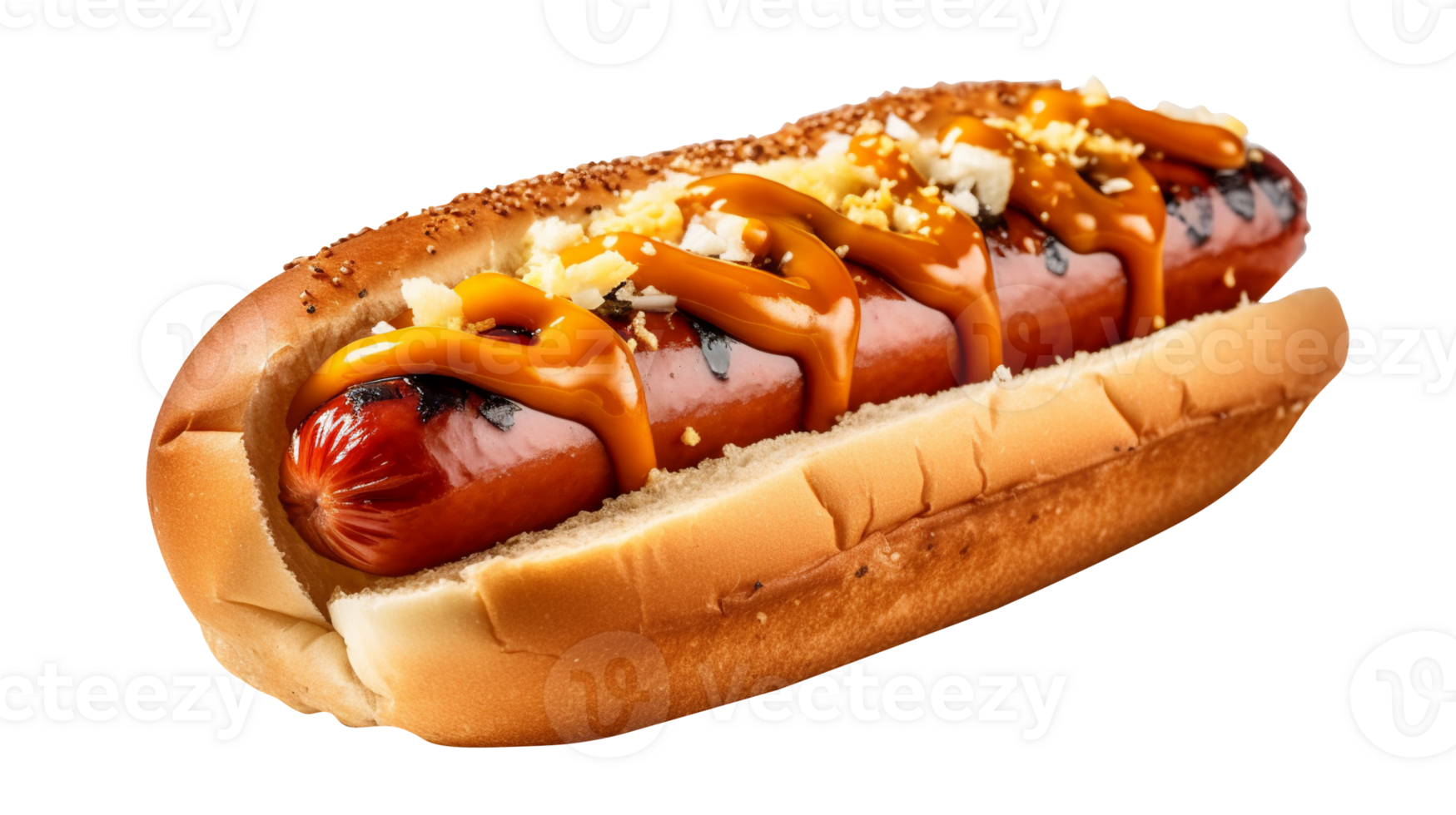 Tasty BBQ hot dog isolated on transparent background 27144976 PNG