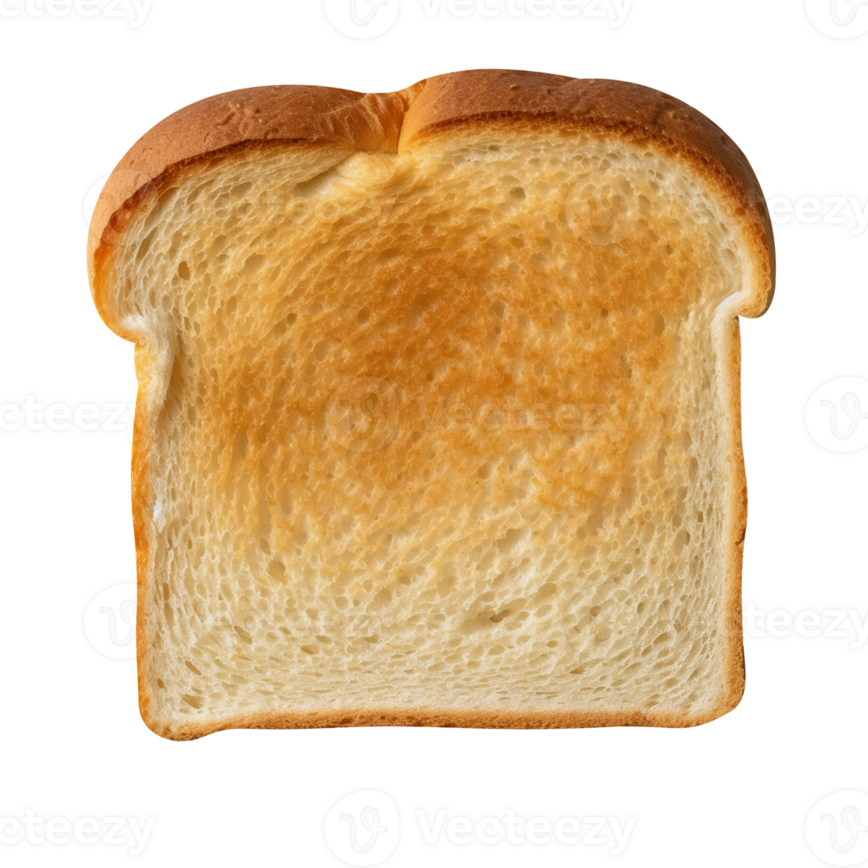 Freshly baked bread loaf isolated on transparent background png