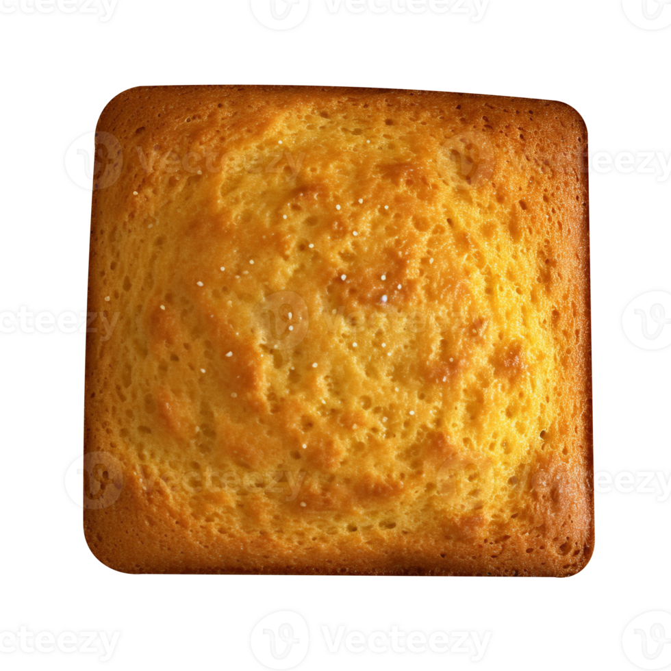 Freshly baked bread loaf isolated on transparent background png