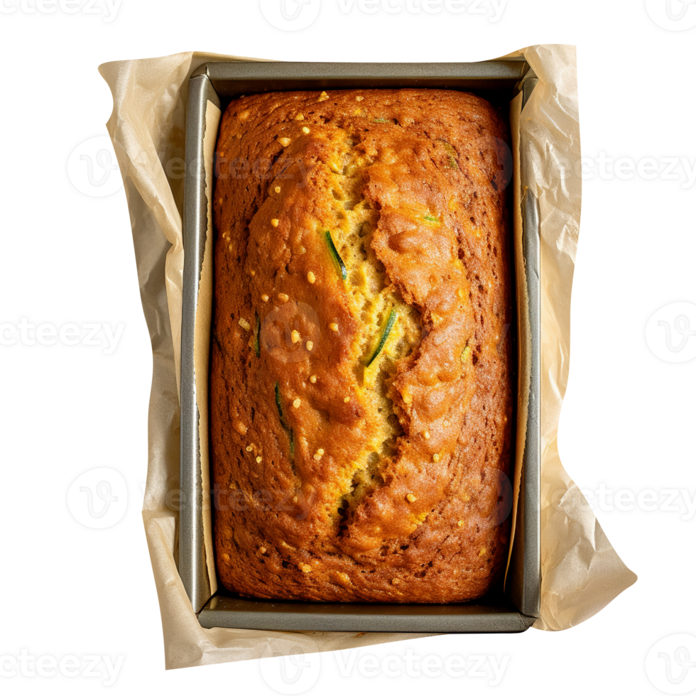 Freshly baked bread loaf isolated on transparent background png