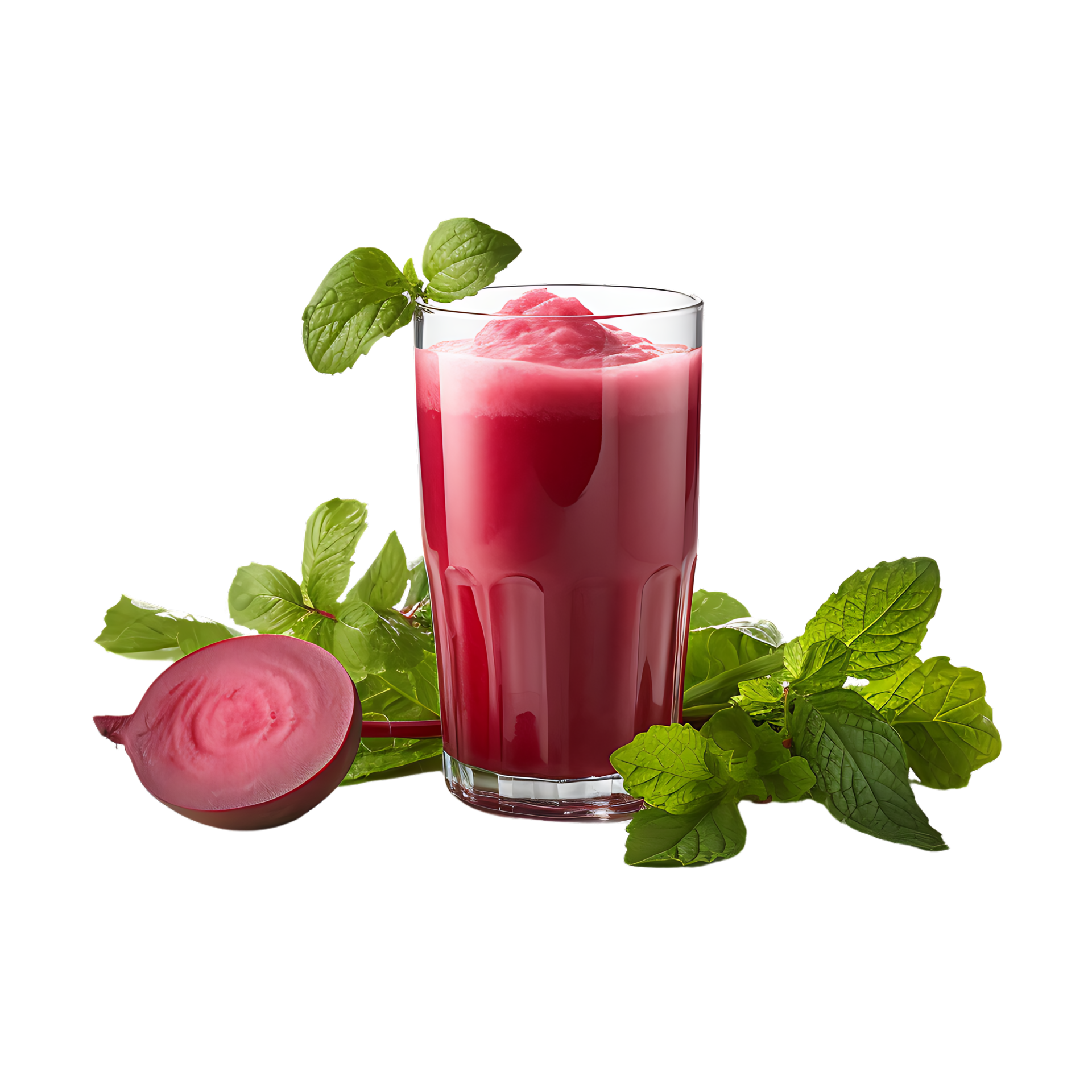 healthy detox beet smoothie. perfect for healthy drink catalog. ai