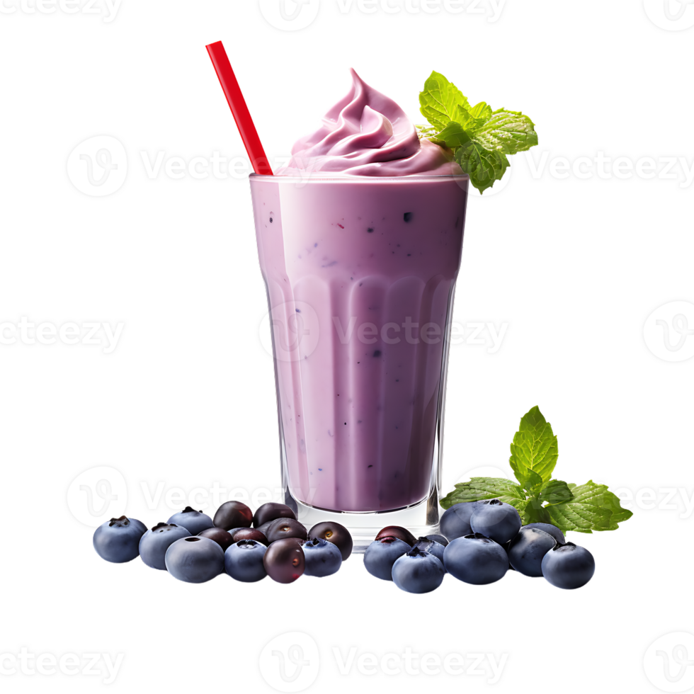 close up view of blueberry smoothies. perfect for drink catalog png