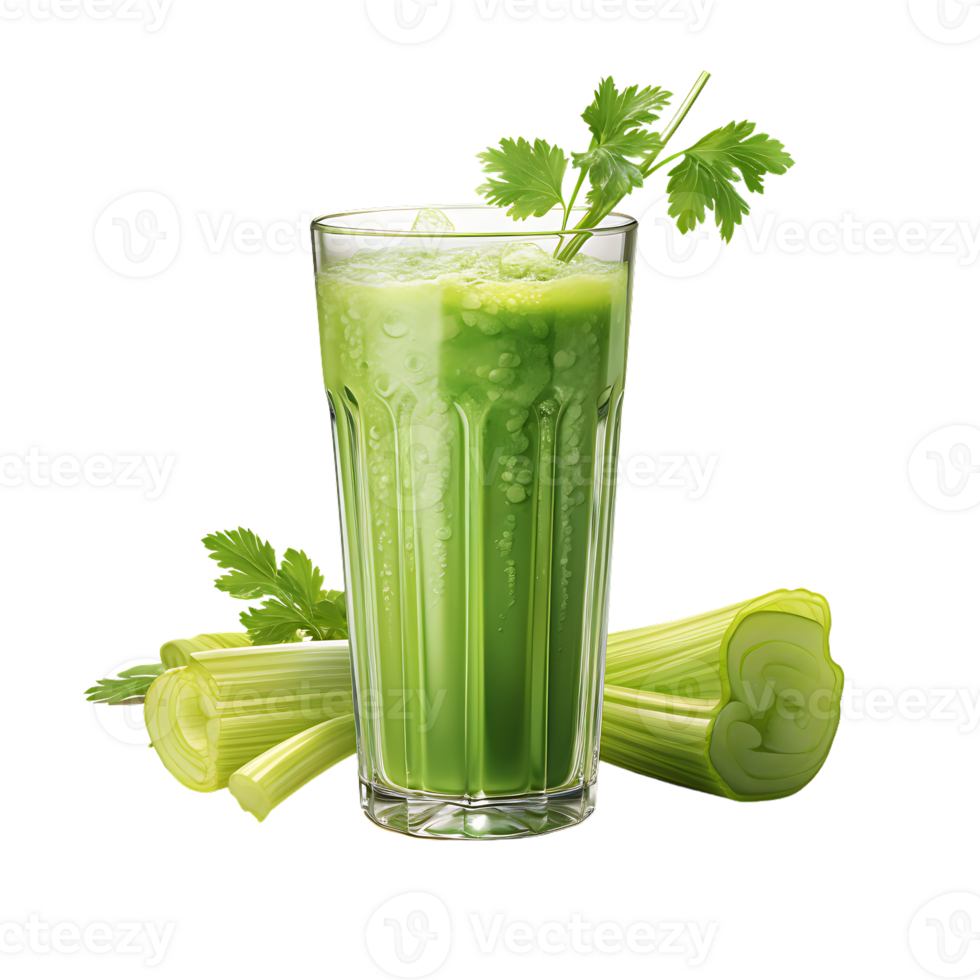healthy celery juice smoothie. perfect for drink catalog. ai generated