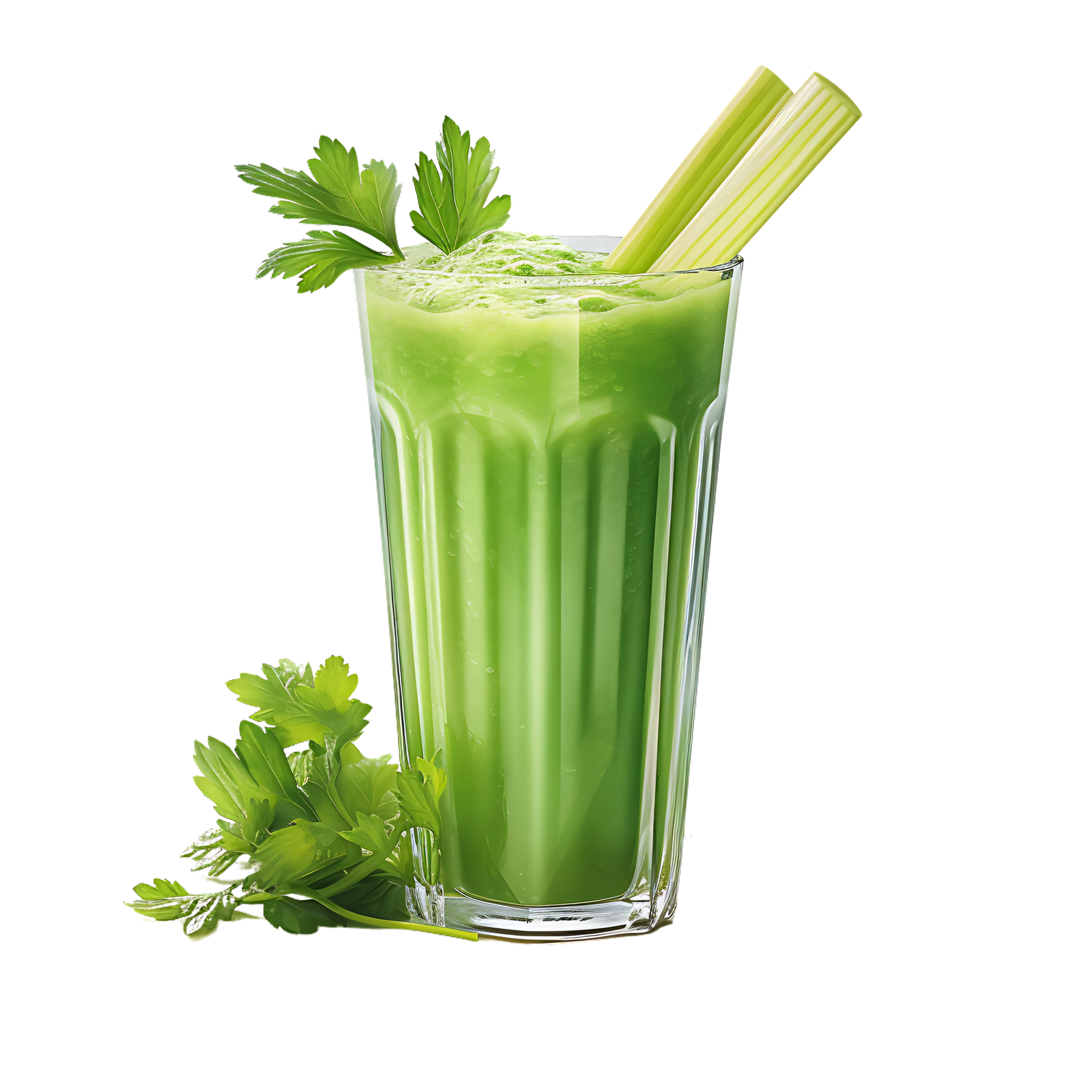healthy celery juice smoothie. perfect for drink catalog. ai generated
