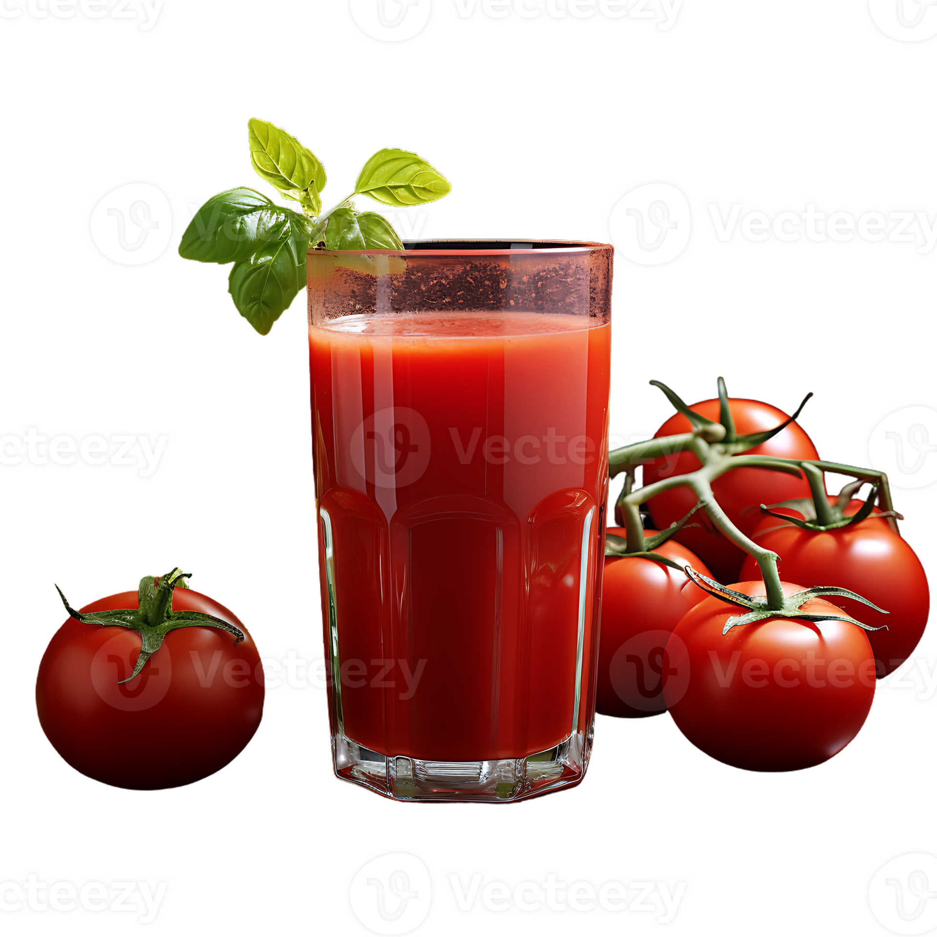 Healthy Tomato Juice. Perfect For Drink Catalog. ai generated 27145895 PNG