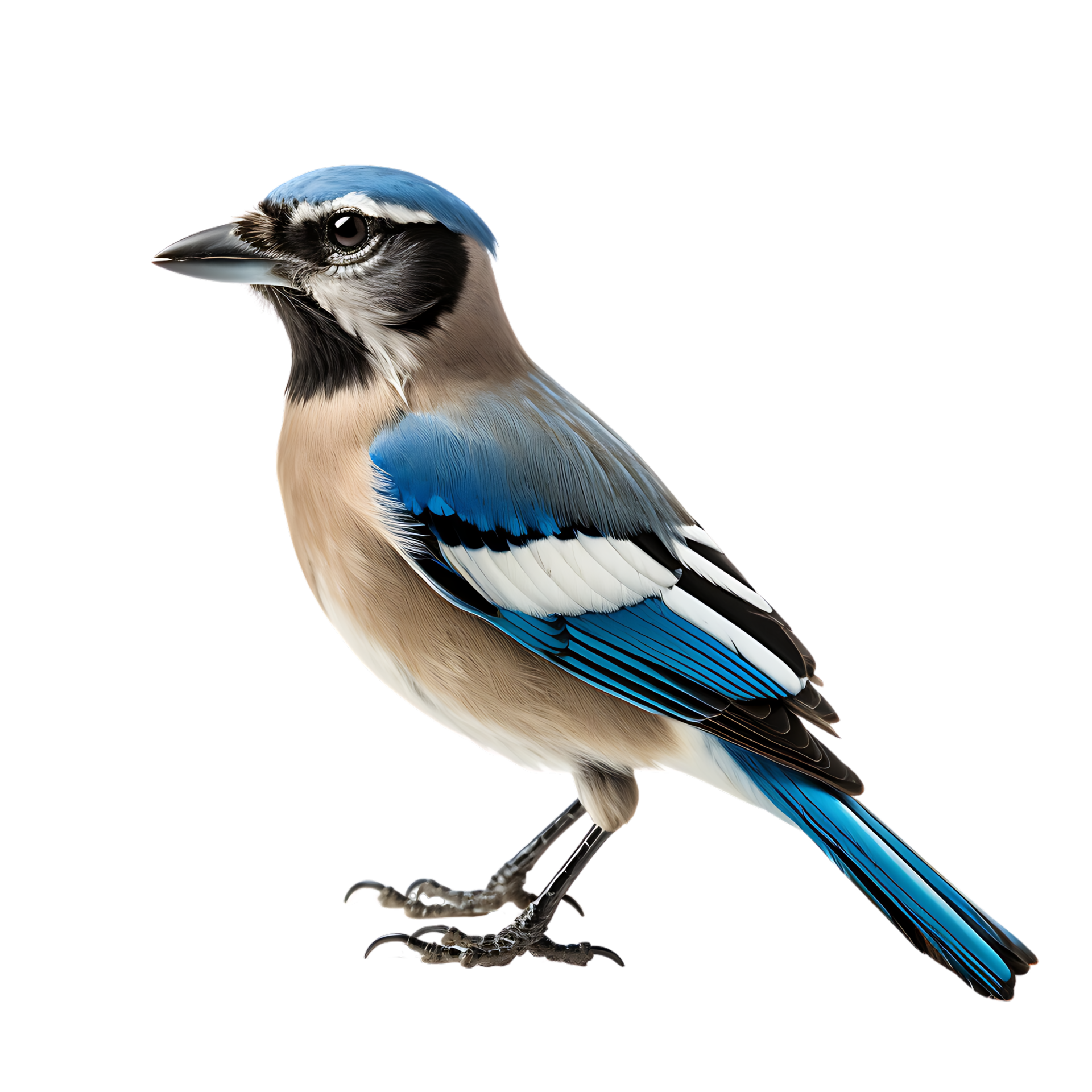 Blue Jay Bird On transparent background. ai generated 27145943 PNG