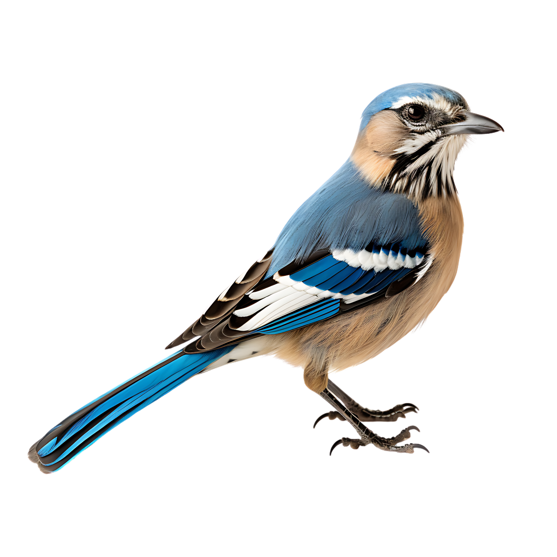 Blue Jay Bird On transparent background. ai generated 27145945 PNG