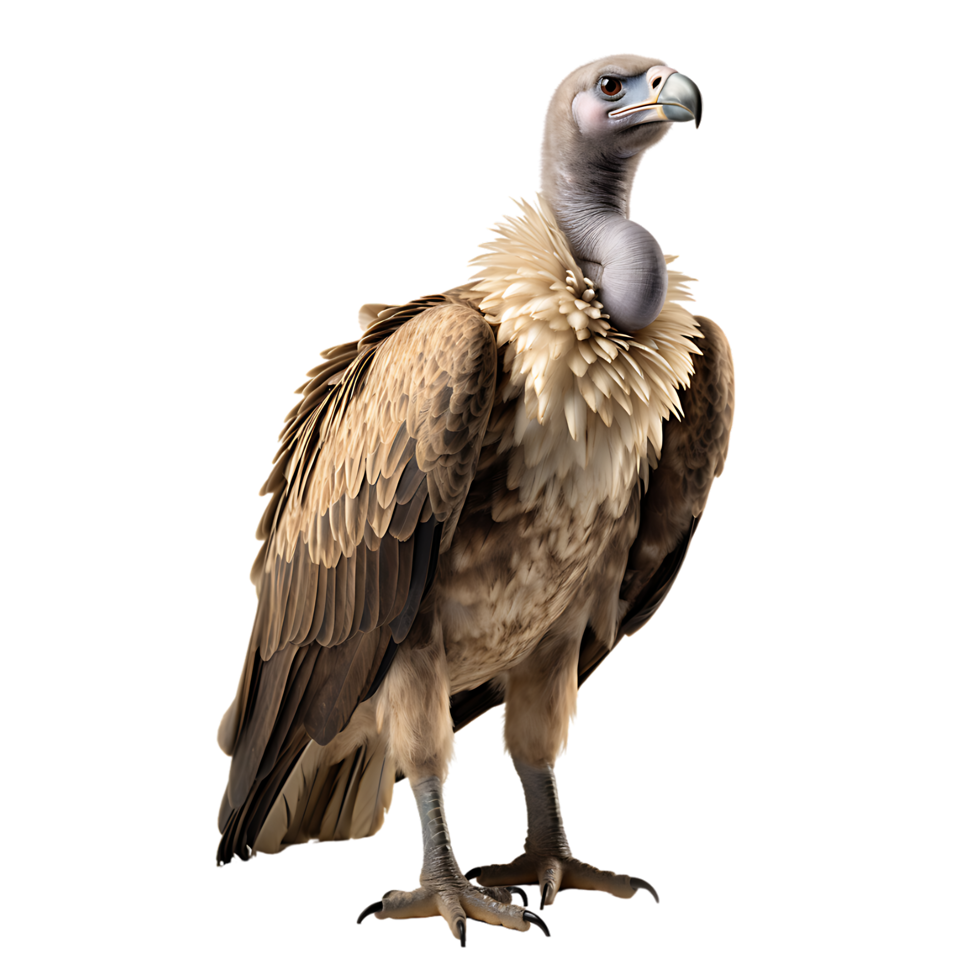 Beautiful vulture bird on transparent background. ai generated 27146128 PNG