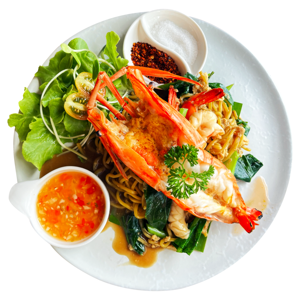 A stir fried rice noodle dish png