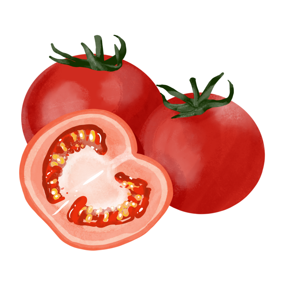 fresh red tomato PNG free