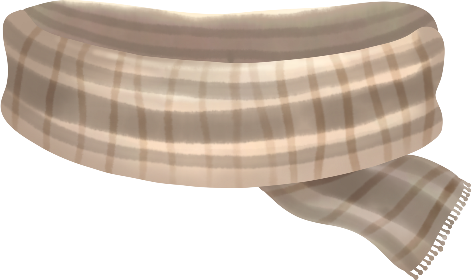 scarf vattenfärg element png