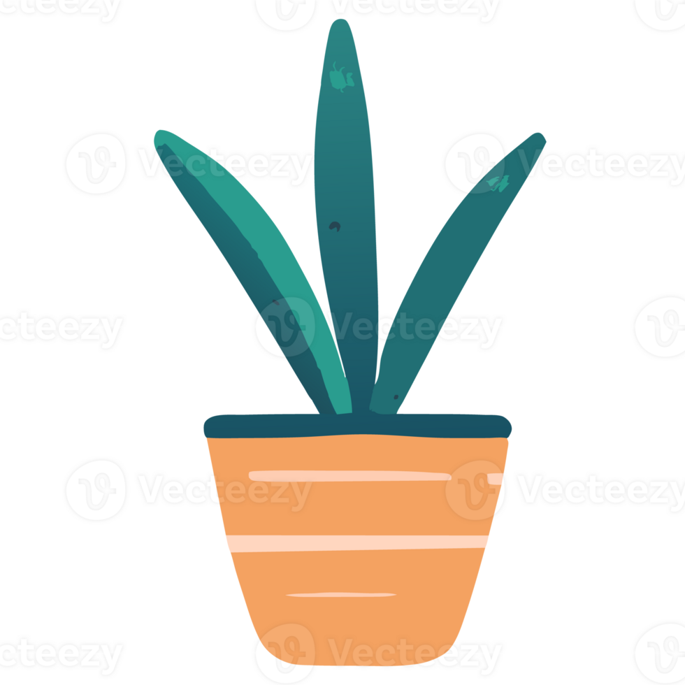 Pot plants.  AI generative png