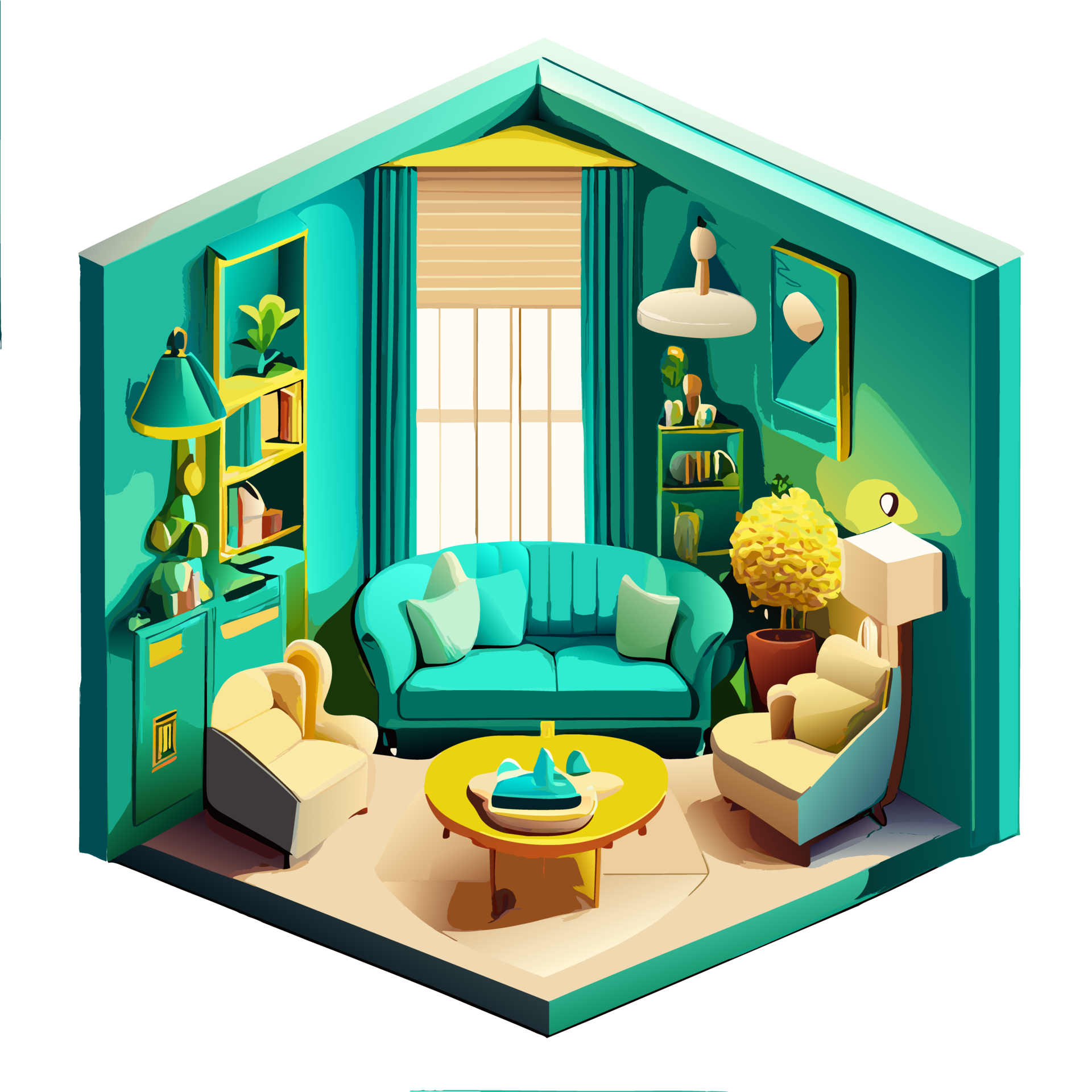 Living Room Interior Design AI Generative 27146815 PNG interior-design-of-living-room-free-stock-photo-public-domain-pictures