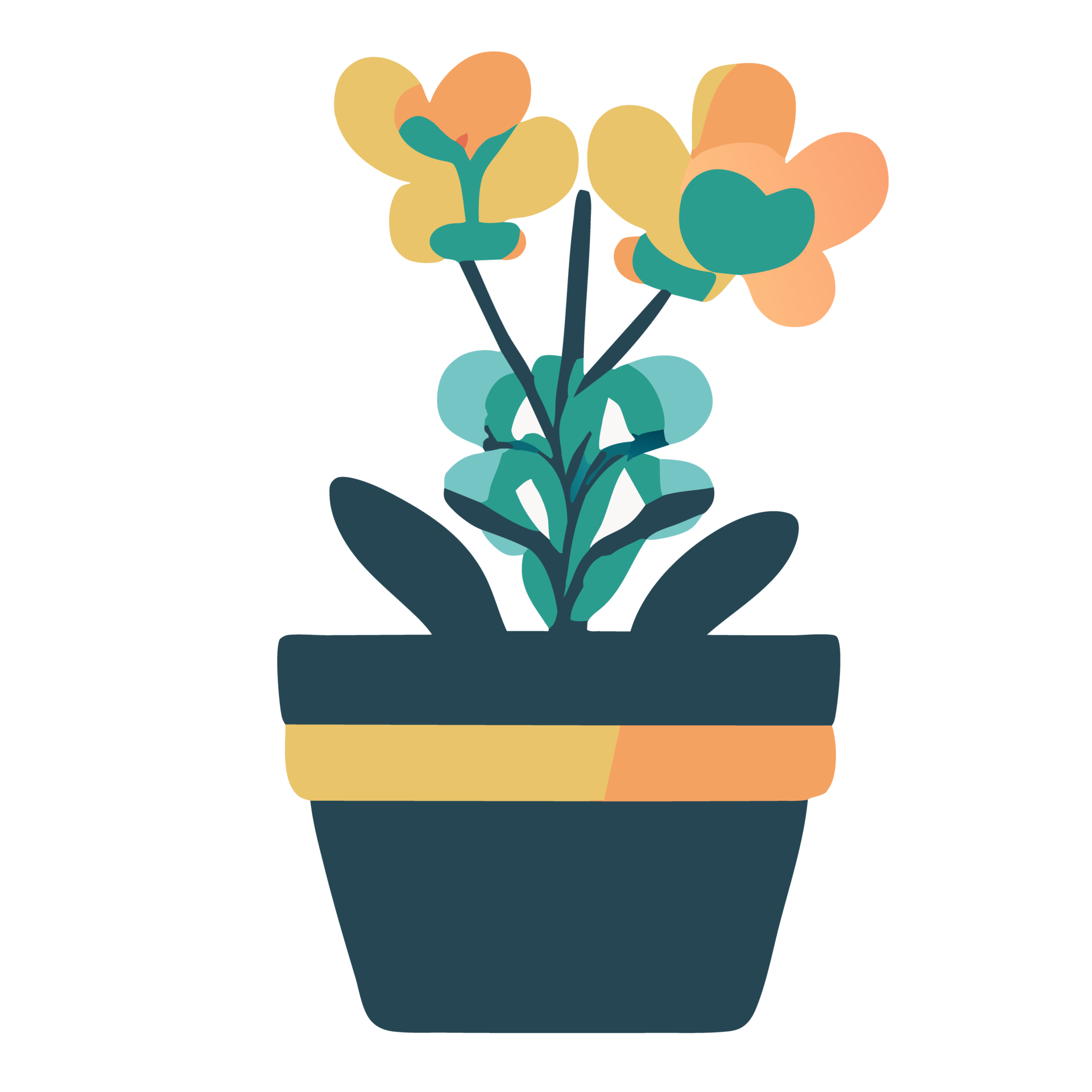 Pot Plants AI Generative 27146820 PNG pot-plants-ai-generative-27146820-png