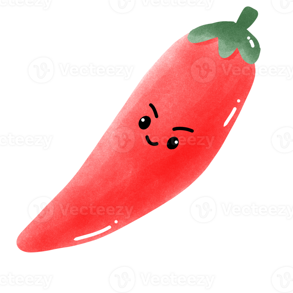 a green chili pepper on a transparent background png