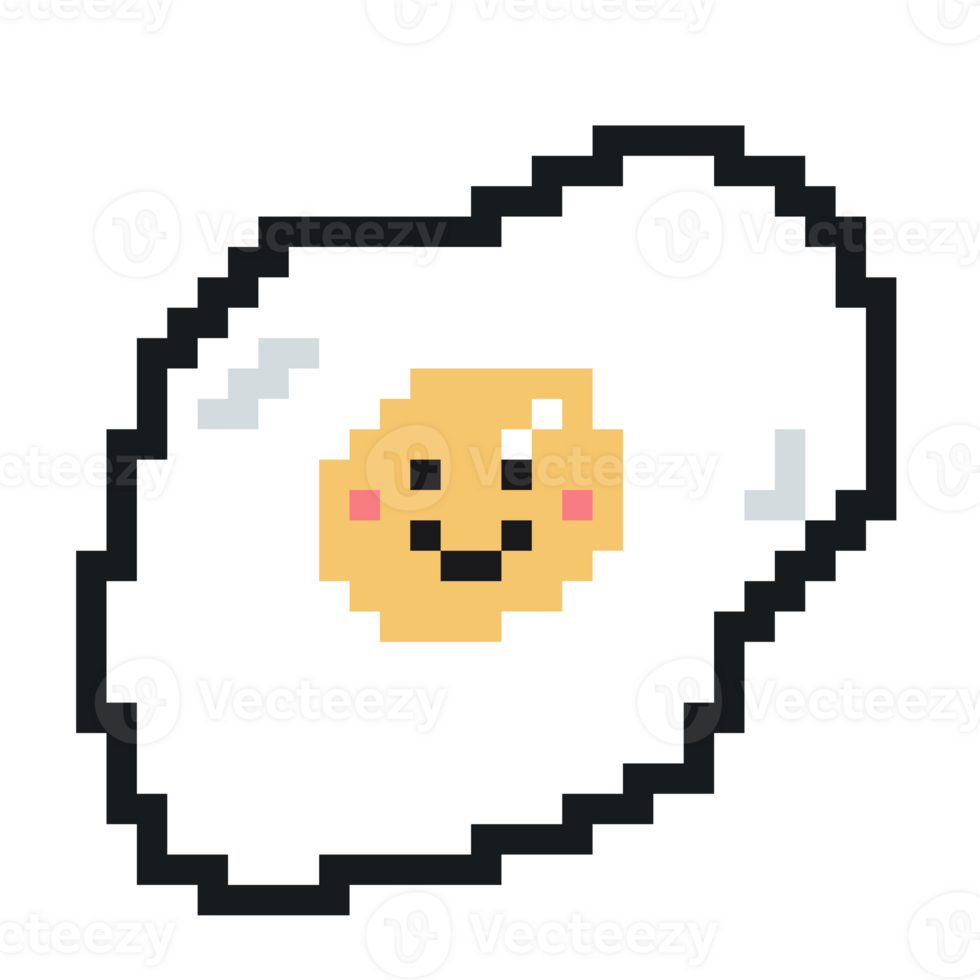 pixel art of egg png