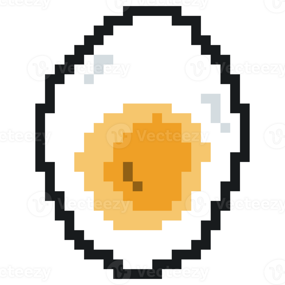 pixel art of egg png
