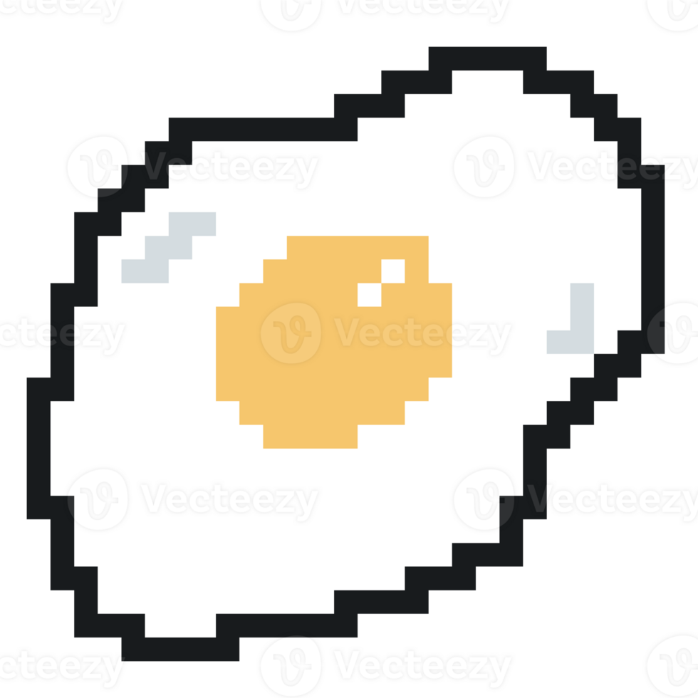 pixel art of egg png